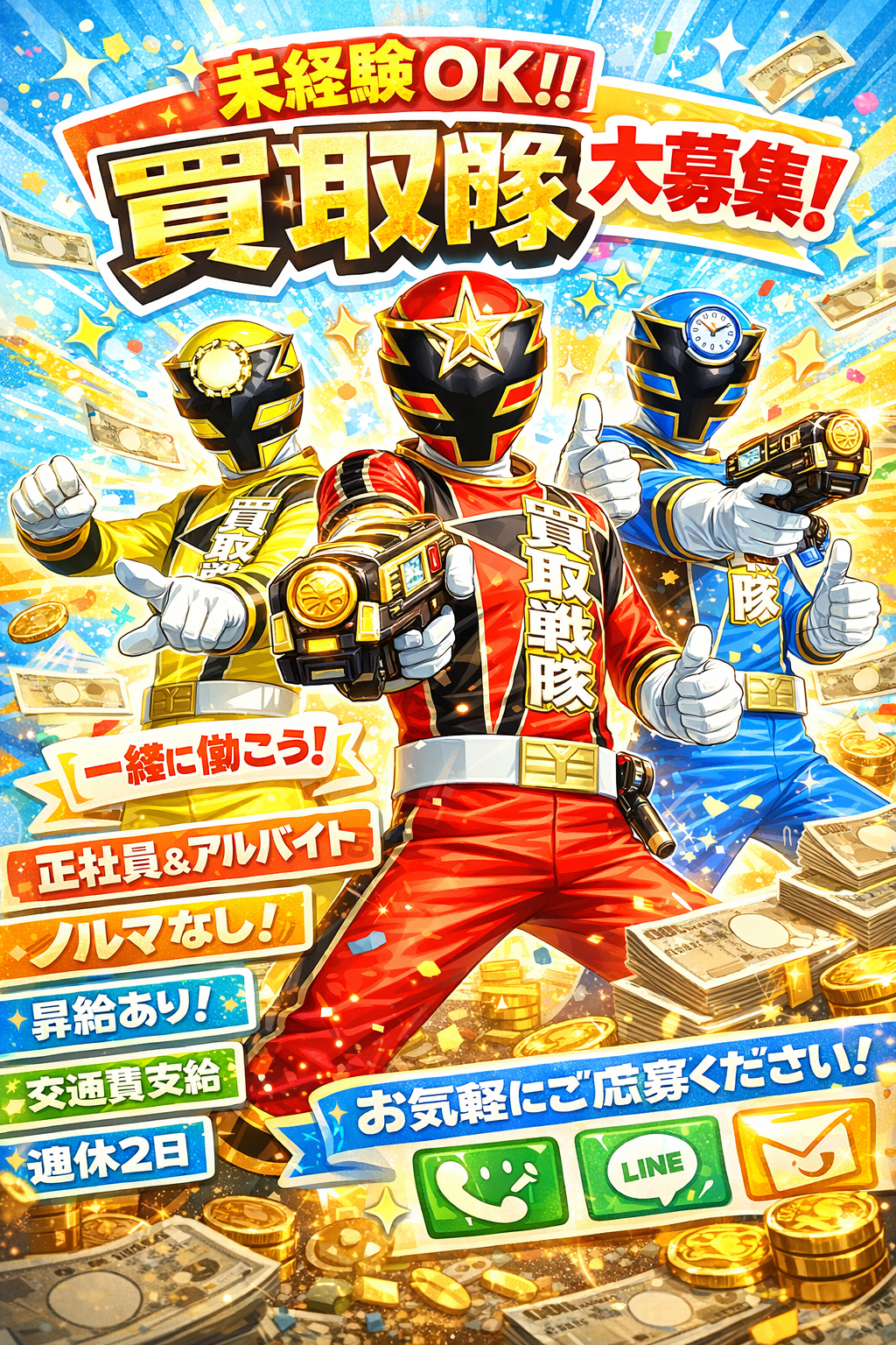 一緒に働いてくれる仲間を大募集！！