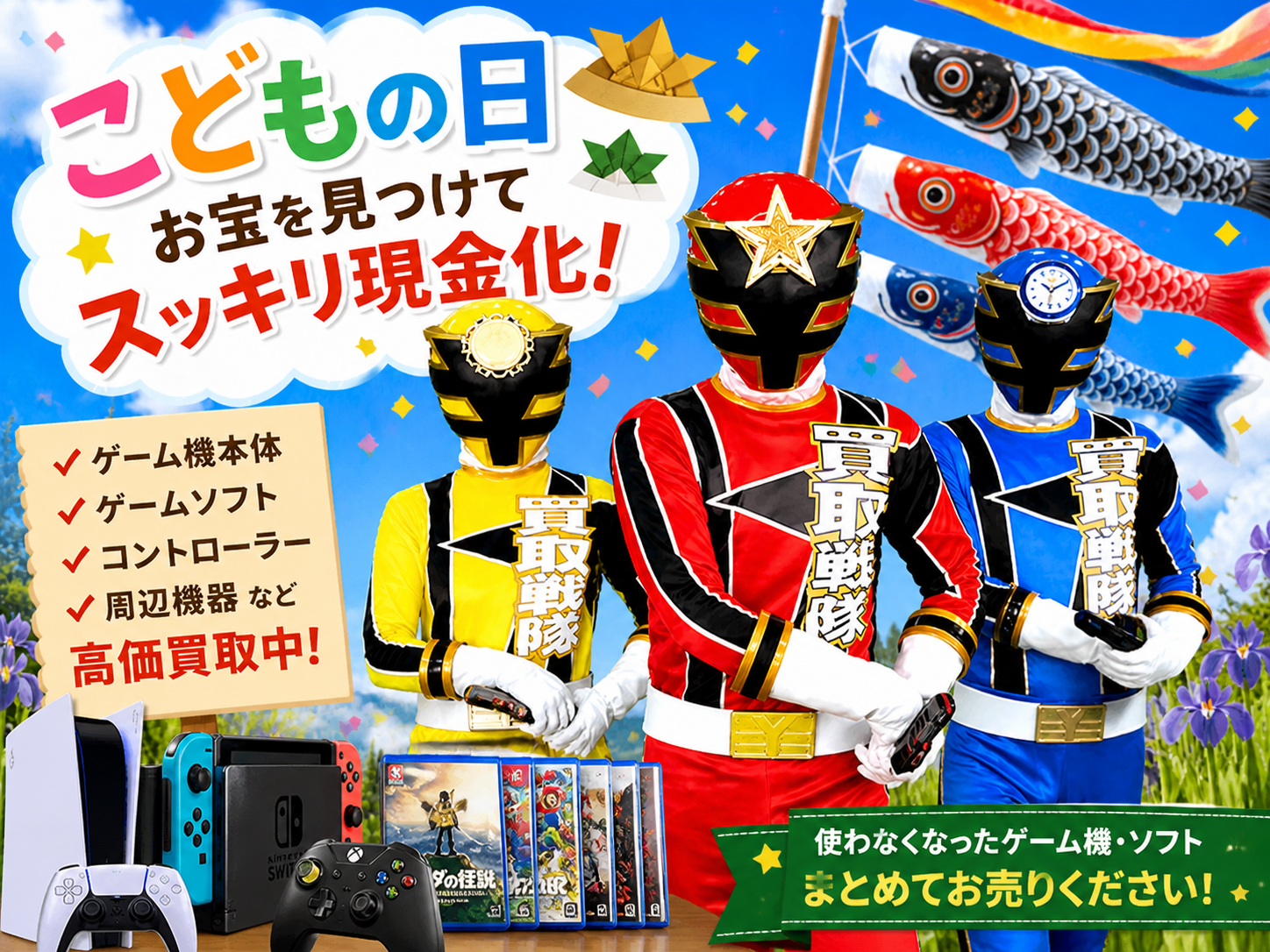 5月5日はこどもの日！！