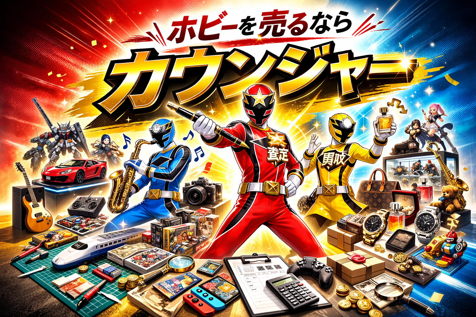 ホビーを売るならカウンジャー！！