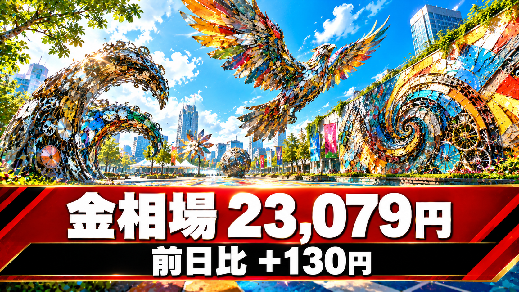 金相場23,079円、前日比+130円。金価格を動かす「為替」の意外な関係